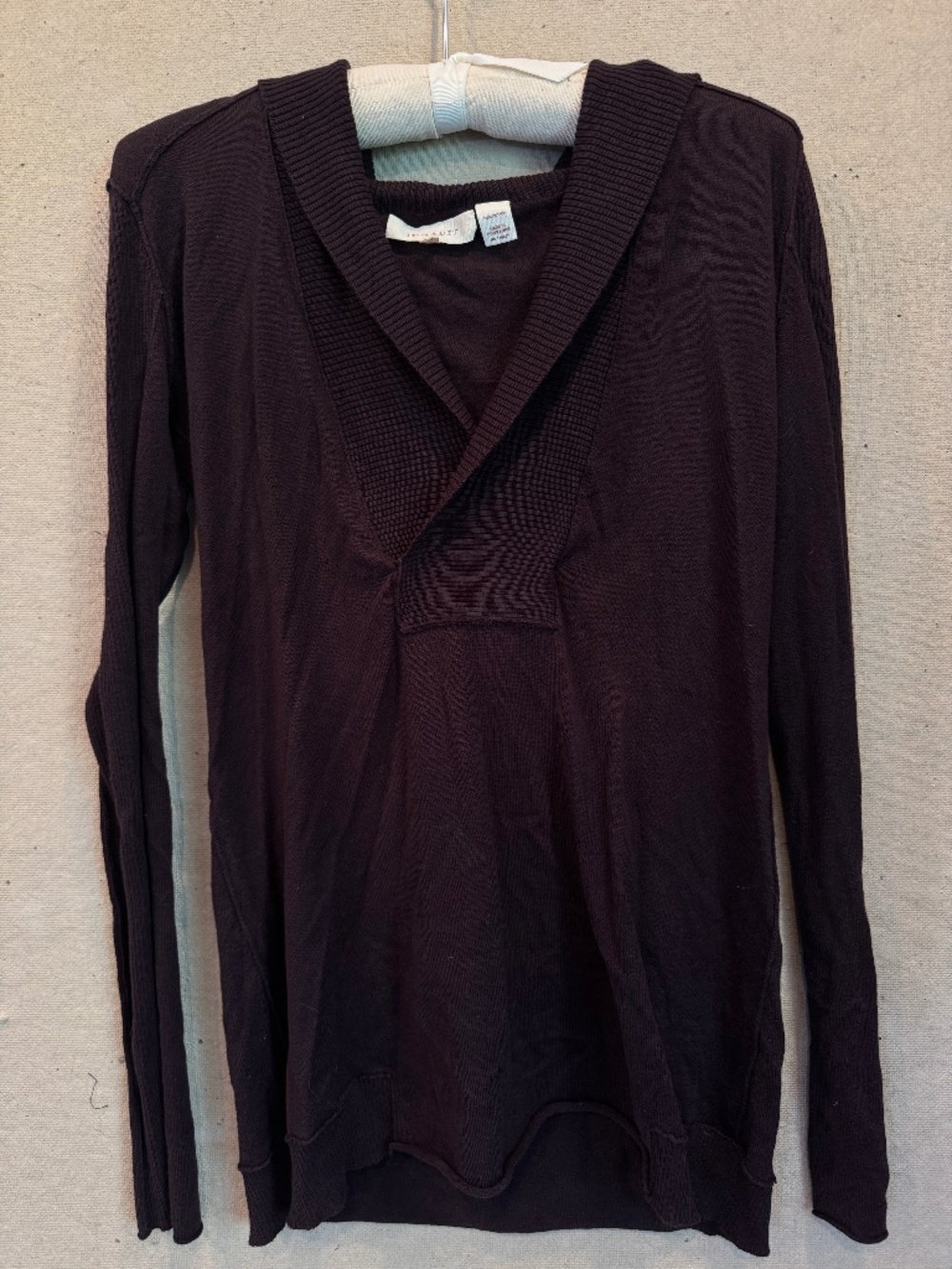 Luxurious Inhabit Knit Long Fitted Hoodie